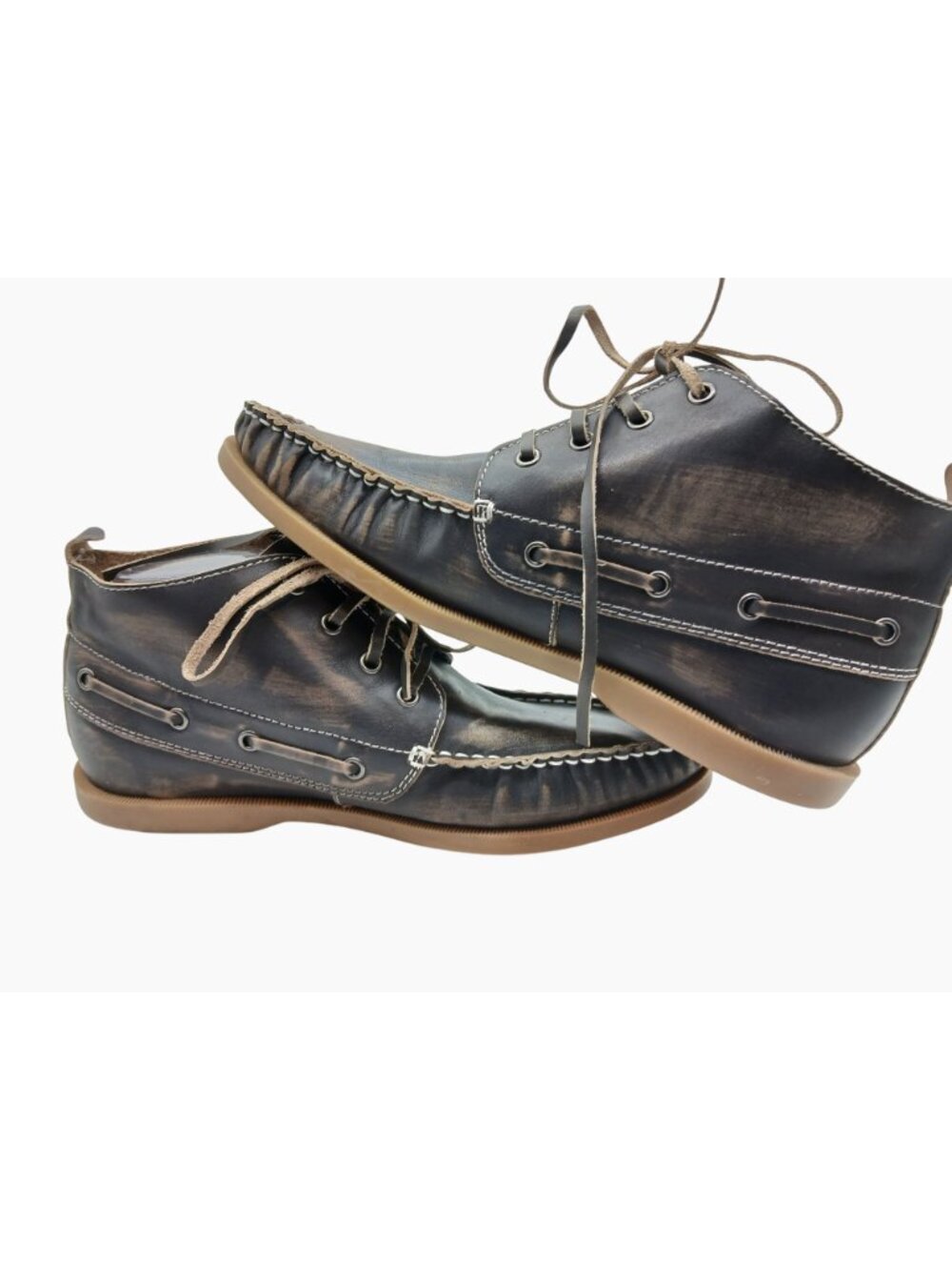 Bed Stu Womens Stand Up Distressed Leather Chukka Boots Size 9 Brown Moccasin St - Picture 10 of 14